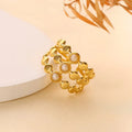Turkish White Ring ( Adjustable)