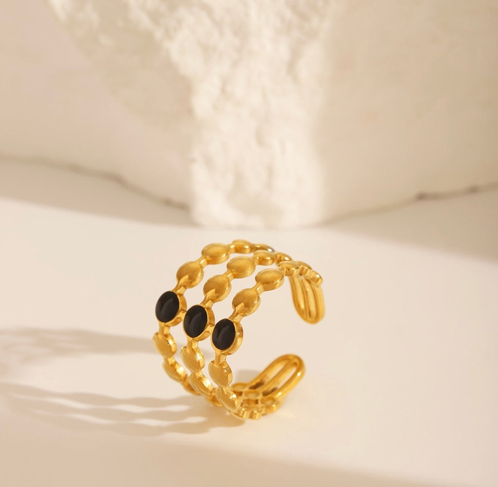 Turkish Black (Adjustable Ring)