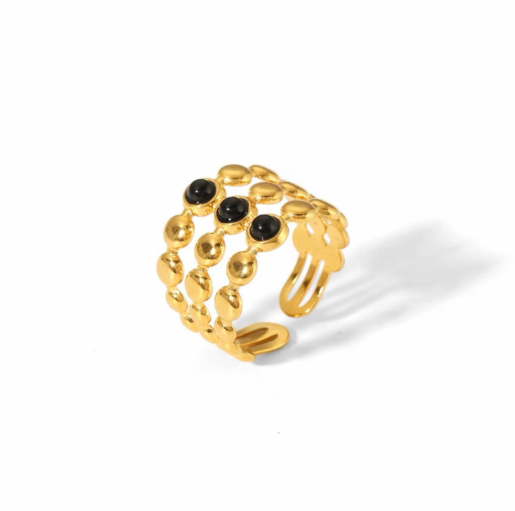 Turkish Black (Adjustable Ring)