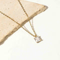 Ice Square Necklace