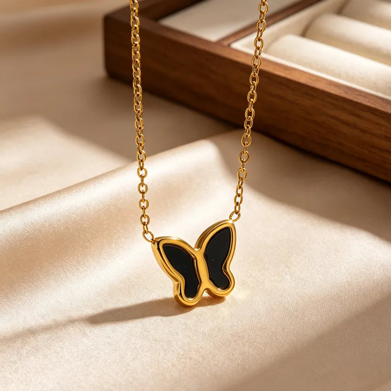 Hanja Butterfly Necklace