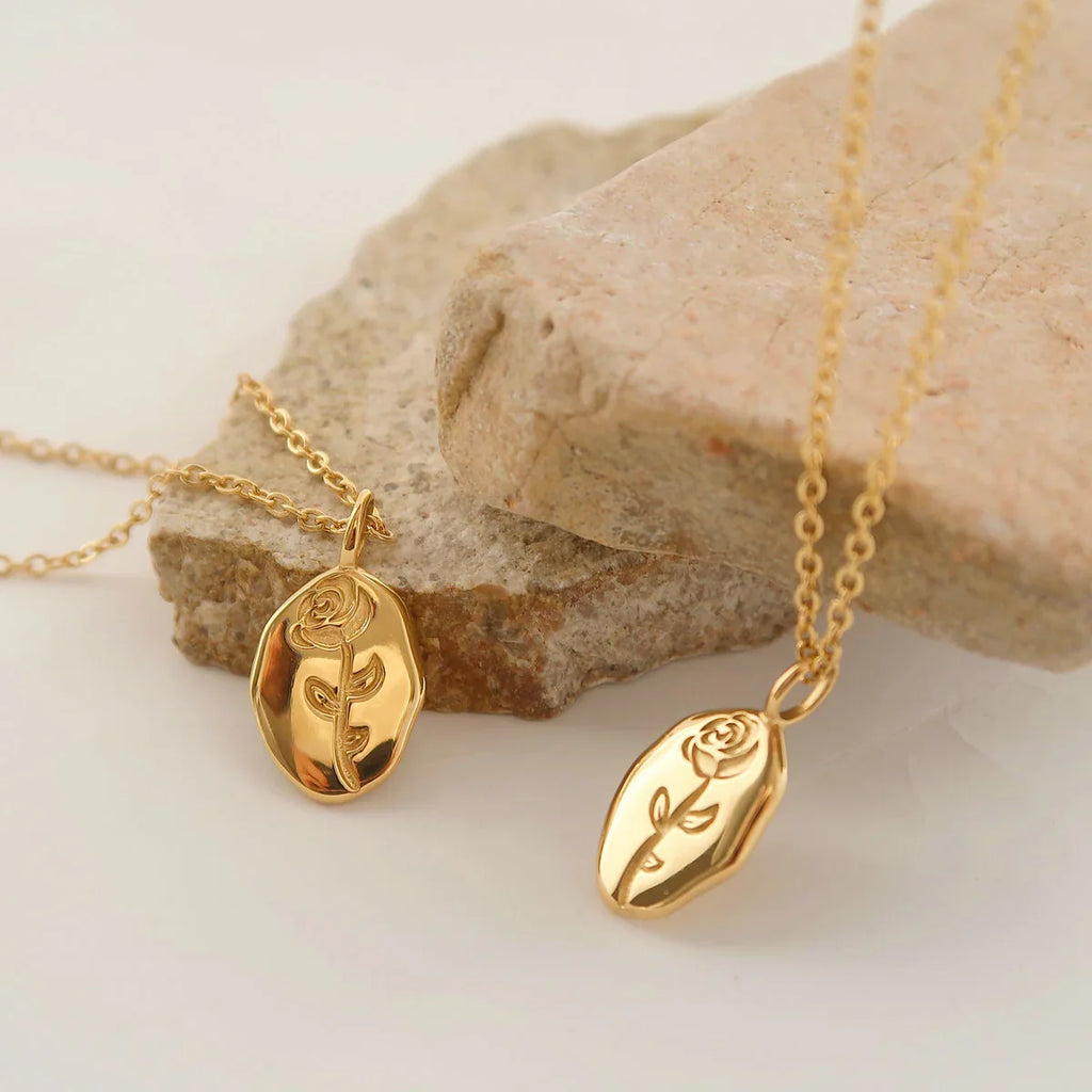Rose 18k Necklace
